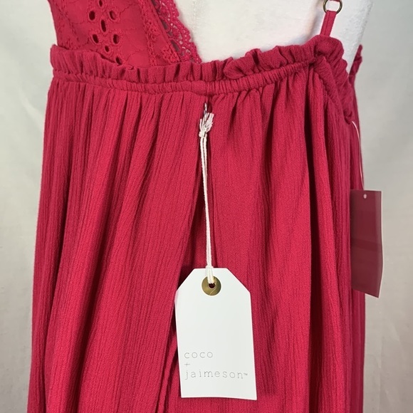 Coco + Jaimeson Fuchsia Pink Romper- NWT - Picture 13 of 15